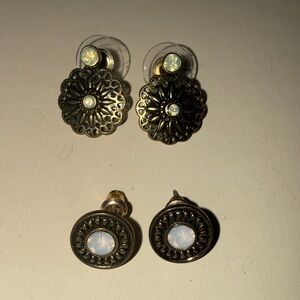 Two sets of earrings